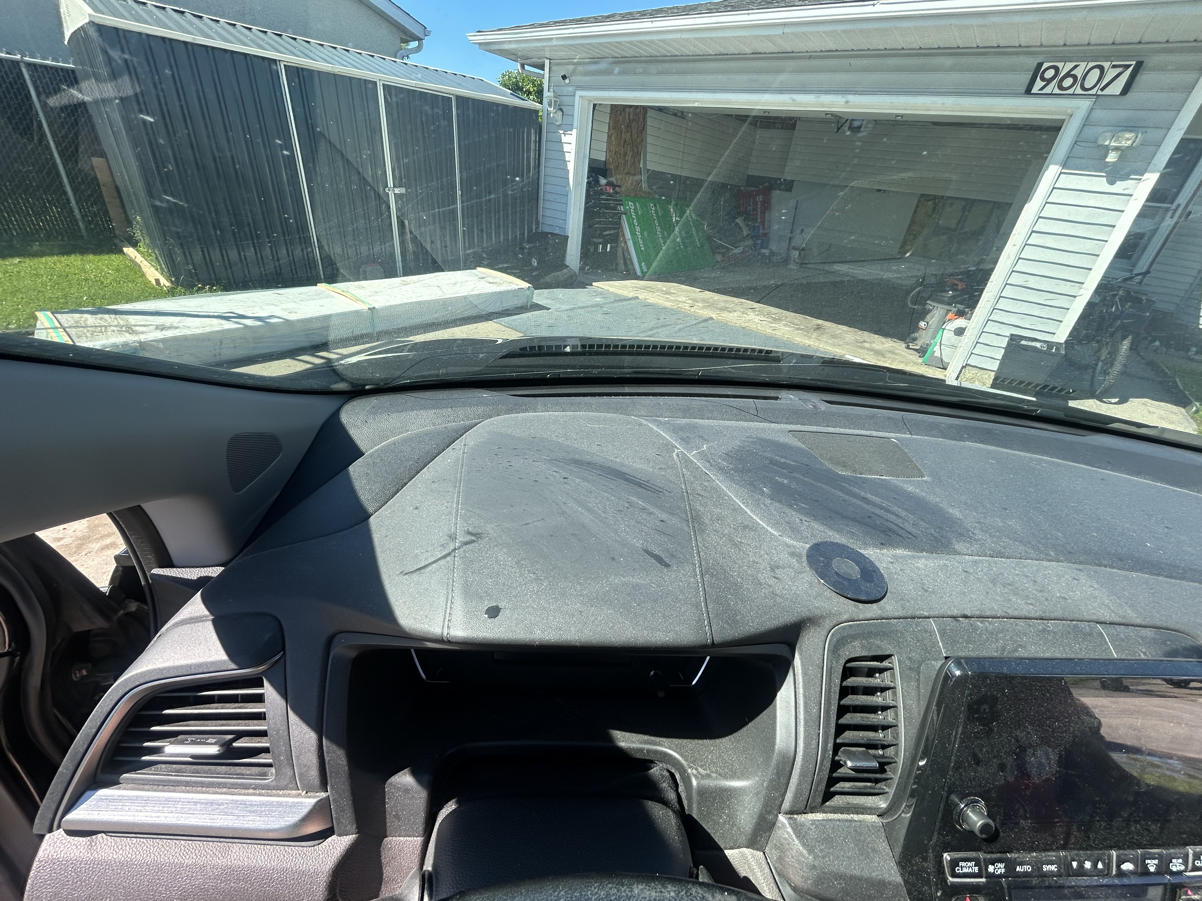 Instrument cluster before detailing